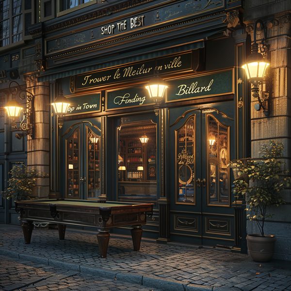 Trouver le meilleur magasin de billard en ville